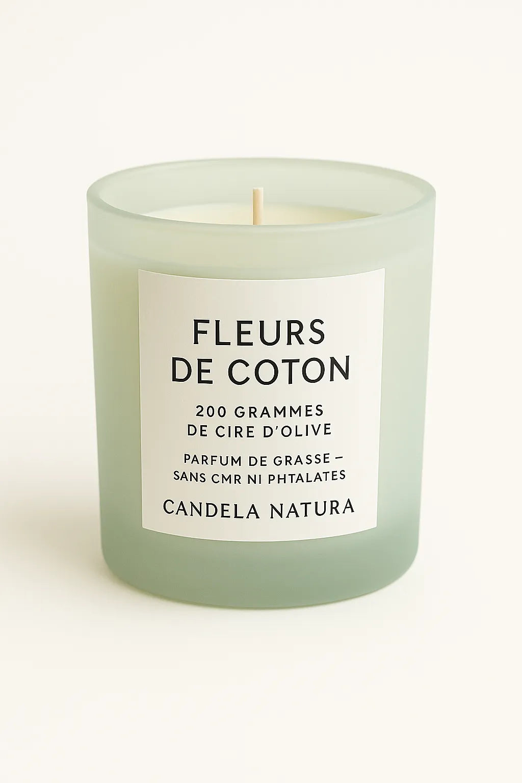 Bougie naturelle - Fleurs de coton