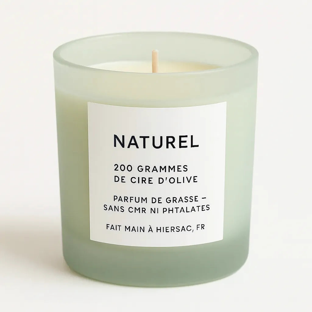 Bougie naturelle - Naturel