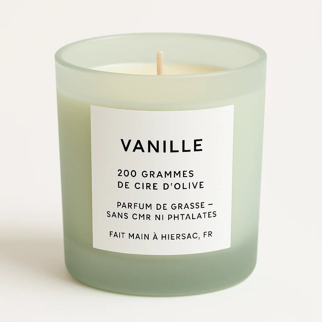 Bougie naturelle - Vanille